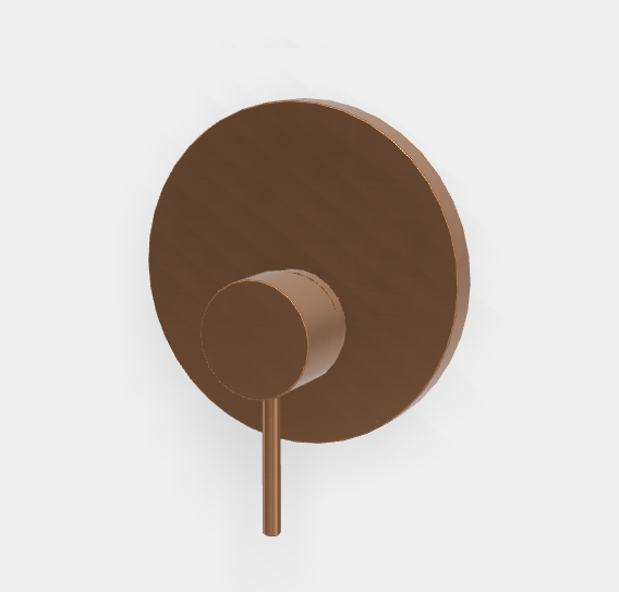 Смеситель для душа, Fima Carlo Frattini, Spillo Up, на 1 потребитель, цвет-брашированная янтарная бронза F3039E1ZS