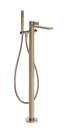 Gessi Смеситель для ванны и душа, Inverso Diamantato, напольный, цвет Brass Brushed  73628#727
