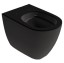 Унитаз HATRIA Fusion A0Y1ZA02 напольный безободковый слив универсальный цвет черный матовый