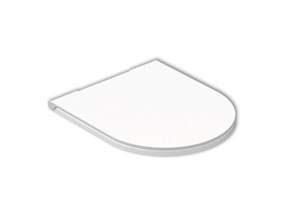 Сиденье с крышкой HATRIA Beat Y2A301 с микролифтом быстросъемное тонкое цвет белый