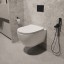 Vincea Унитаз подвесной Эво (Evo) VT1-34ST Торнадо, цвет белый, ультратонкое сиденье микролифт