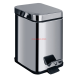 Ведро COLOMBO DESIGN COMPLEMENTI B9210 напольное с крышкой с педалью 3 л цвет нержавеющая сталь