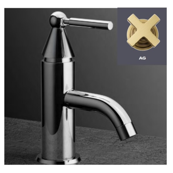 Nicolazzi Смеситель для раковины Torre 3942 AG цвет золото состаренное