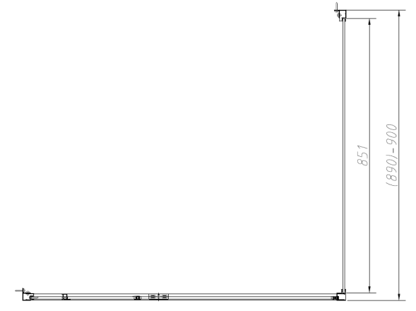 Vincea Душевой уголок Слим-Н (Slim-N) VSR-4SNP9012CL, 1200*900, хром, стекло прозрачное