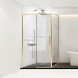 Vincea Душевой уголок Слим Софт (Slim Soft) VSR-1SS9012CLG, 1200*900, брашированное золото, стекло прозрачное