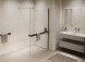 Vincea Душевая перегородка Волк-Ин (Walk-In) VSW-1HR900CLGM, 900*2000, вороненая сталь, стекло прозрачное