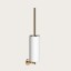 Gessi Ёршик, Anello, шгв 76*107*470, цвет колбы белый, цвет черный брашированный металл  63719#707