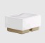 Gessi Мыльница, Rettangolo, шгв 105*85*56.5, цвет белый#черный металл  20825#706