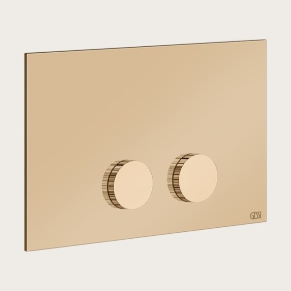 Gessi Клавиша смыва, Geberit Sigma 8#12, шгв 245*5*155, цвет состаренная бронза  54611#187