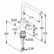Смеситель KLUDI L-INE 428170577 для кухни