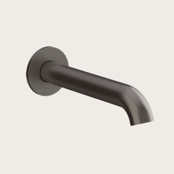 Gessi Излив, Origini, для ванны, цвет Черный брашированный металл  66103#707