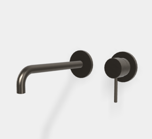 Смеситель для раковины, Fima Carlo Frattini, Spillo Up, цвет-брашированный черный хром F3051WLX9CS