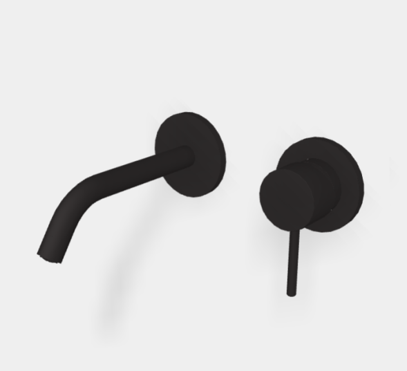 Смеситель для раковины, Fima Carlo Frattini, Spillo Up, цвет-черный матовый F3051WX8NS.1