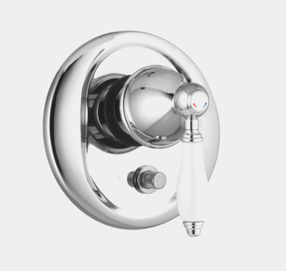 Смеситель для душа, Fima Carlo Frattini, Herend, на 2 потребителя, цвет-золото F5409X2OR