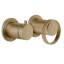Gessi Смеситель для душа, Anello, на 2 потребителя, цвет бронза теплая 63380#735
