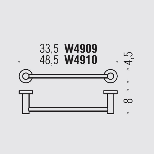 Полотенцедержатель COLOMBO DESIGN PLUS W4910.OM широкий цвет золото матовое