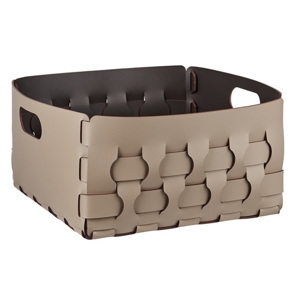 Корзинка COLOMBO DESIGN ADJ 2045.04/06 настольная напольная цвет капучино/шоколад