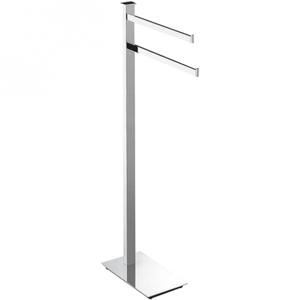 Стойка COLOMBO DESIGN UNITS B9103 напольная с 2 полотенцедержателями цвет хром