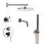 Paini Комплект на 3 потребителя Cox , для ванны/душа, хром