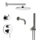 Paini Комплект на 3 потребителя Cox , для ванны/душа, хром