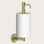 Gessi Дозатор для жидкого мыла, Anello, шгв 75*128*243, цвет дозатора Матовая латунь#белый  63713#727