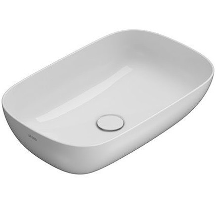 Раковина GLOBO T-EDGE на столешницу без отверстий цвет белый B6R60BI