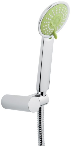 Emmevi, ручной душ 137: лейка, шланг, крепеж, цвет хром 137/CR