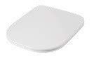 Hidra Faster, быстросъемное тонкое сиденье с микролифтом, цвет белый матовый