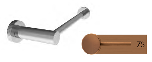 Бумагодержатель, Fima Carlo Frattini, Accessori, G COLLECTION, шгв 185*84*40, цвет-бронза брашированная янтарная