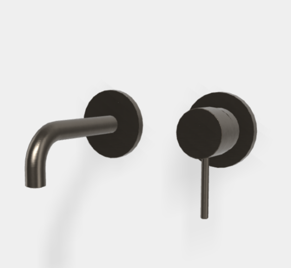 Смеситель для раковины, Fima Carlo Frattini, Spillo Up, цвет-брашированный черный хром F3051WSX9CS