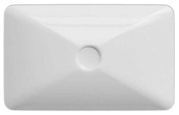 Раковина ISVEA SistemaY Clear накладная ШГВ 600*377*127 отверстия для смесителя отсутствуют цвет белый 10SY50060