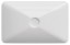 Раковина ISVEA SistemaY Clear накладная ШГВ 600*377*127 отверстия для смесителя отсутствуют цвет белый 10SY50060