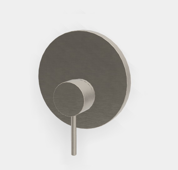 Смеситель для душа, Fima Carlo Frattini, Spillo Up, на 1 потребитель, цвет-брашированный никель F3039E1SN