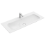 Villeroy&amp;Boch Раковина, Finion, шгв 1000*500*100, отверстия для смесителя-отсутствуют, CeramicPlus, цвет-камень белый 4164A3RW