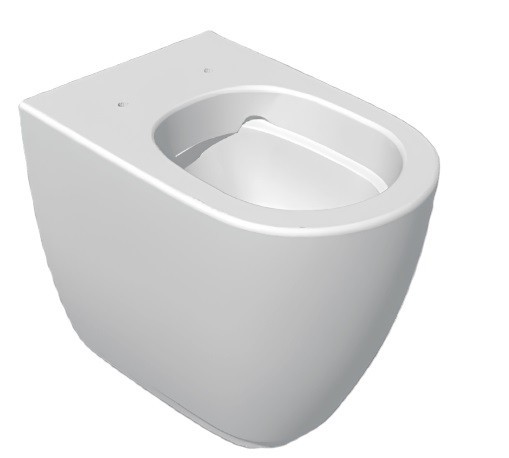 Унитаз HATRIA Fusion A0Y1ZA25 напольный безободковый слив универсальный цвет белый матовый