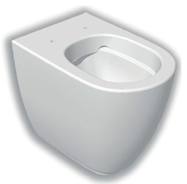 Унитаз HATRIA Fusion A0Y1ZA25 напольный безободковый слив универсальный цвет белый матовый