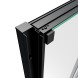 Vincea Душевая дверь Альфа Alpha VDS3-3AL900CLB, 900, черный, стекло прозрачное
