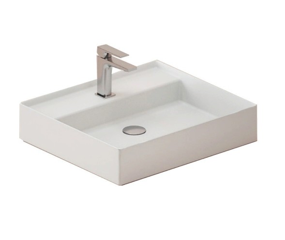 Раковина Artceram Scalino подвесная/накладная с одним отверстием цвет белый SCL007 01 00