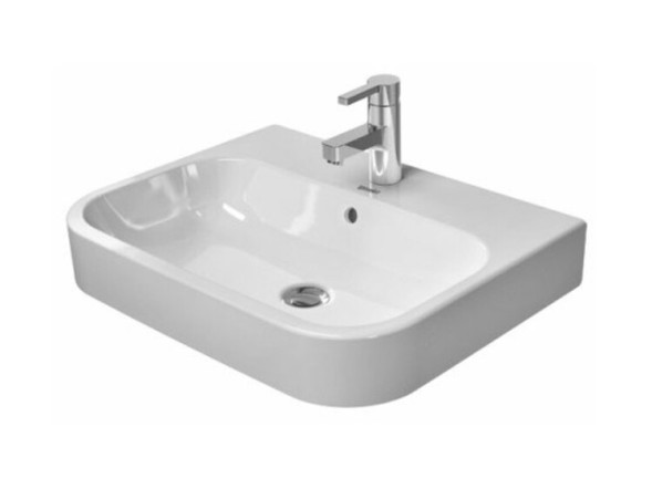 Duravit Раковина, Happy D.2, шгв 600*460*170, отверстия для смесителя-1, цвет белый 2315600000