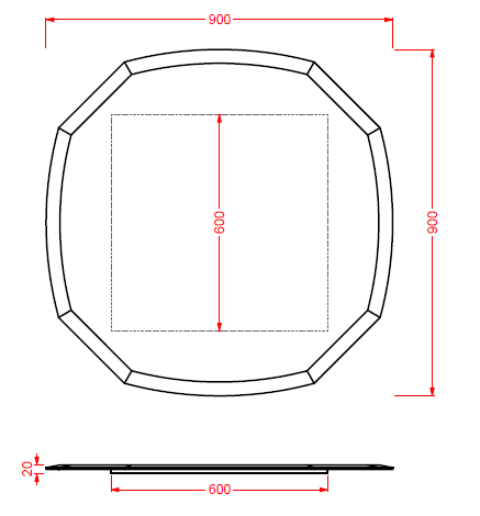 Зеркало Artceram Civitas круглое настенные без подсветки CIA011