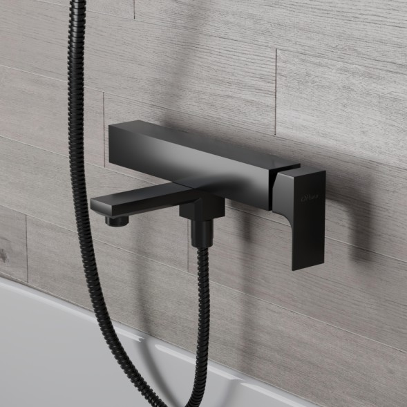 Paini 21PZ111 Смеситель для ванны Грация , брашированный чёрный