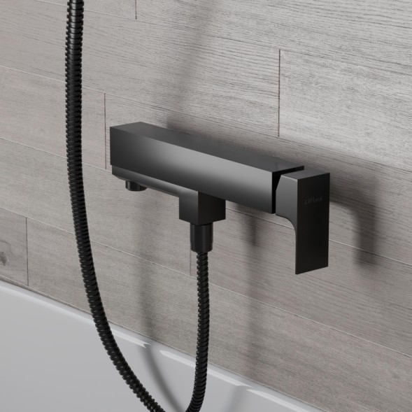 Paini 21PZ111 Смеситель для ванны Грация , брашированный чёрный