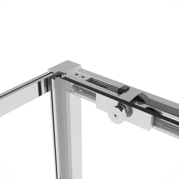 Vincea Душевой уголок Слим Софт (Slim Soft) VSR-1SS8015CL, 1500*800, хром, стекло прозрачное