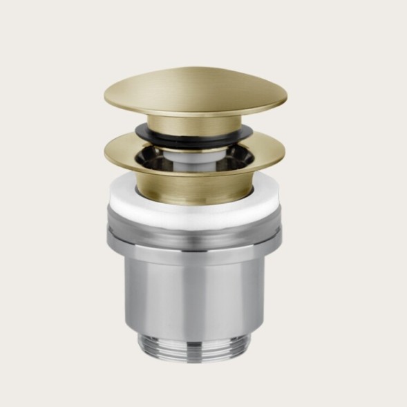 Gessi Донный клапан, Technical Accessories, для раковин, 1 1#4", цвет брашированный хром  01422#147