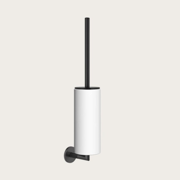 Gessi Ёршик, Anello, шгв 76*107*470, цвет колбы белый, цвет черный металл  63719#706