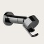 Gessi Держатель ручного душа, VENTI20, шгв 78,5*80*65, цвет брашированная бронза PVD  65160#726