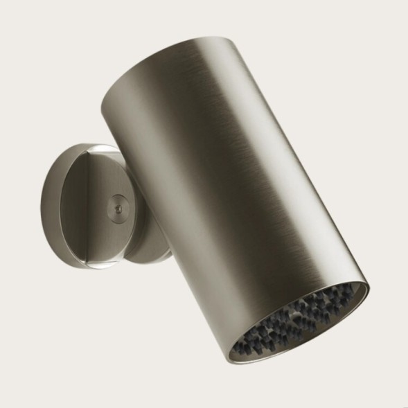 Gessi Верхний душ, Spotwater Cesello, 79*79, цвет черный брашированный металл  57237#707
