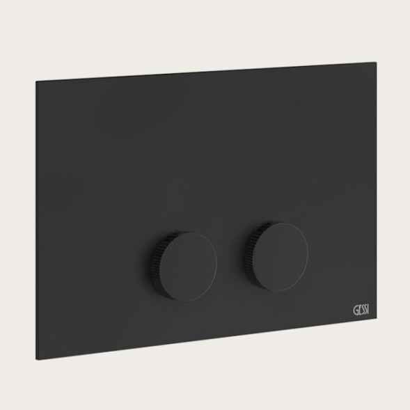 Gessi Клавиша смыва, Geberit Sigma 8#12, шгв 245*5*155, цвет черный матовый  54611#299
