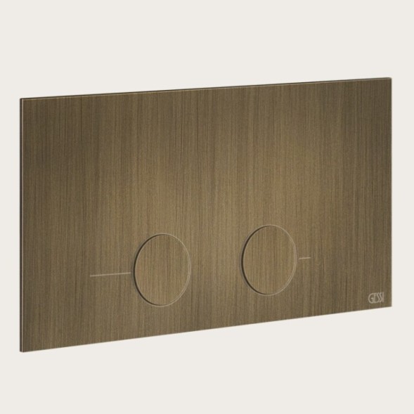 Gessi Клавиша смыва, для унитаза, шгв 245*5*155, цвет латунь  54611#710