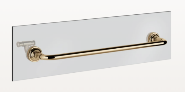 Gessi Полотенцедержатель, VENTI20, для крепления на стекло, шгв 495*87*45, цвет теплая бронза  65513#735